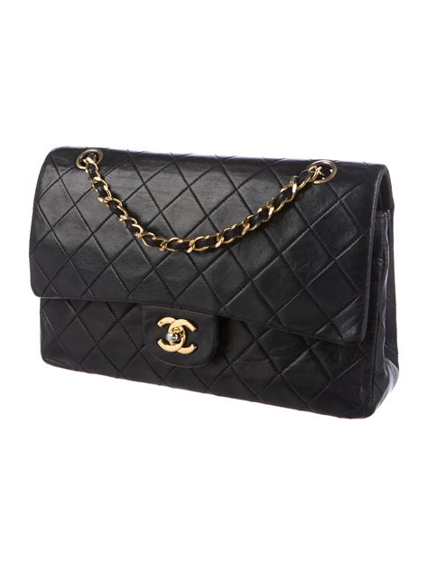 chanel vintage flap no small letter pocket